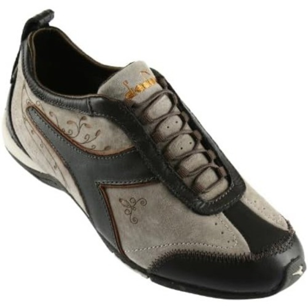 Bella‎ Donna by Diadora Womens Dark Brown Leather Suede Import Sneakers, Sz 9.5